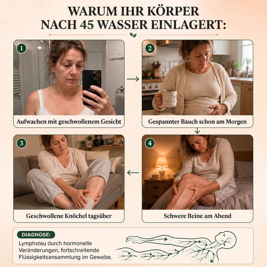 Lymphdrainage - Kräutertropfen für ein leichtes Körpergefühl