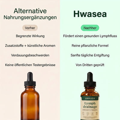 Lymphdrainage - Kräutertropfen für ein leichtes Körpergefühl