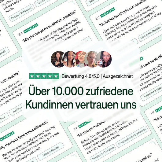 Lymphdrainage - Kräutertropfen für ein leichtes Körpergefühl